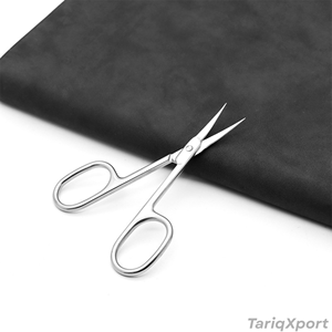 Ciseaux professionnels russes pour manucure, en acier inoxydable tranchant, pour cuticules, sourcils et soin des ongles, lames courbées à pointe affûtée - Product Image 3