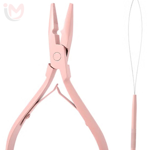 Hair Extensions Closed and Remover <b>Pliers</b> <b>set</b> Micro Silicone Rings Beads - Product Image 3