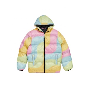 Chaqueta Acolchada con Capucha, Personalizable con Logotipo, Unisex, Estilo Universitario, Ecológica, Rellena de Algodón, Impermeable, Transpirable, con Cierre de Cremallera - Product Image 3