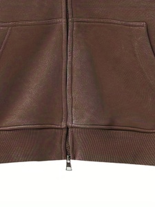 Sweat à capuche unisexe en molleton de haute qualité 100% coton, style vintage délavé, patchwork personnalisé, grande taille, avec empiècements de couleurs - Product Image 5