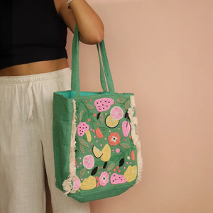 Sac à main en coton artisanal de style bohème pour femmes, sac à main de soirée perlé de style indien, sac à bandoulière pour le shopping et les soirées, sac messager bohème - Product Image 5