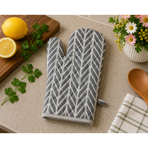 Guante de Cocina de Algodón Premium |   Guante Acolchado Resistente al Calor para Hornear, Asar a la Parrilla y Hacer Barbacoa - Product Image 2