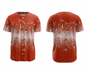 Camiseta de Béisbol Sublimada con Logotipo y Número Personalizados |   Base de Poliéster Transpirable - Product Image 5