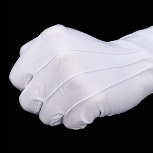 Nouveaux gants courts élastiques teintés en soie de lait pour adultes, protection des mains, pour la danse et les spectacles, blancs, printemps et automne - Product Image 5