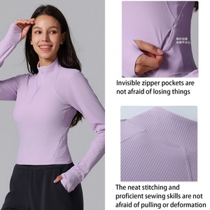 Nuevas y Elegantes Camisetas Deportivas de Manga Larga 2025 para Mujer, de Tela Modal, Transpirables, de Compresión, de Secado Rápido, Ajuste Ceñido, Protección UV - Product Image 3