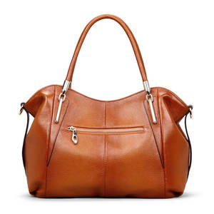 Bolso de Mano de Cuero para Mujer, Moderno, con Asa para el Hombro, Impermeable, con Cierre, Gran Capacidad, Diseño Personalizado - Product Image 6