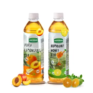 Vietnam Beverage Manufacturer Kumquat Honey Tea Bottle Cooling Peach Lemongrass Energy Tea 225ml Paper Boxes Tin Cans For Tea