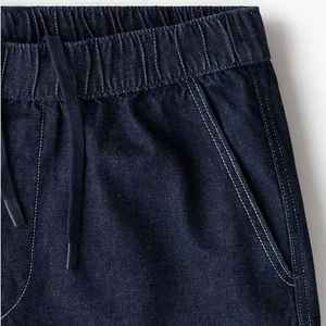 Shorts en jean taille haute personnalisés, résistants à l'usure, pour hommes et femmes, brodés, prix d'usine en gros - Product Image 2