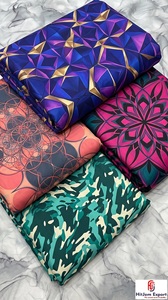 Soft Custom Printed Polyester Fabric for Fashion Garments Dresses and Home Textile Applications Wholesale - Product Image 4