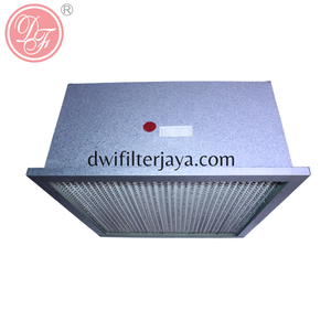 แผ่นกรองอากาศ HEPA แบบจีบลึกชนิดไฟเบอร์กลาส ป้องกันฝุ่นละอองสูง สำหรับระบบ HVAC - Product Image 2