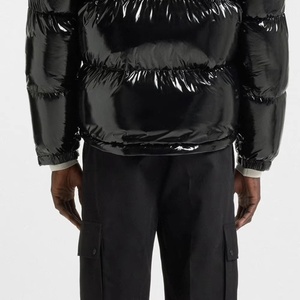 <b>Men</b> Winter Hooded Bubble <b>Jacket</b> Lightweight Warm Quilted Casual Full Zip Regular Fit Outdoor Comfortable Outerwear Waterproof - Product Image 2
