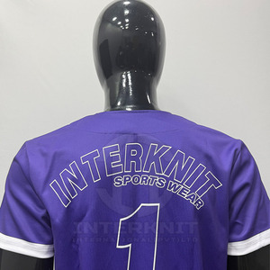 เสื้อเบสบอลแขนสั้นคุณภาพสูงสำหรับฤดูร้อน - แห้งเร็ว ระบายอากาศได้ดี สวมใส่สบายสำหรับผู้ชาย - Product Image 5