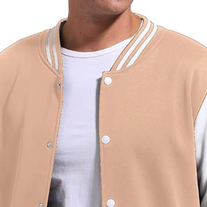 Chaqueta universitaria de béisbol con letras bordadas en chenilla, estilo vintage, para hombre. - Product Image 4