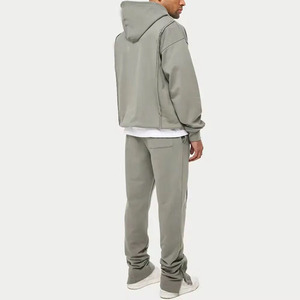 Hoodies and Sweat Pant Tracksuit relaxed fit <b>matching</b> hoodie and <b>jogger</b> pant soft breathable fabric casual sportswear daily wear - Product Image 2