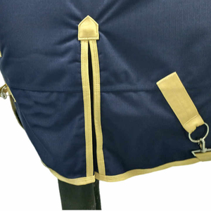 Wholesale <b>Waterproof</b> Winter Turnout Horse Rugs Heavy Duty Cotton Filled Stable <b>Blankets</b> with Custom Logo OEM Factory Supply - Product Image 2