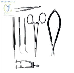 ชุดเครื่องมือผ่าตัดตา Lieberman Speculum Phaco Chopper Mosquito Forceps สำหรับผ่าตัดเปลือกตา ทำจากเหล็กกล้า ได้รับการรับรองมาตรฐาน CE - Product Image 2