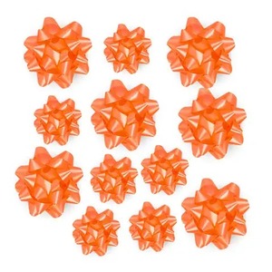 Cintas de Regalo Personalizadas de Satén de Poliéster Naranja con Lazo de Mariposa, Color Sólido, Tejidas, Decorativas para Envolver Regalos de Boda y Decoración - Product Image 1