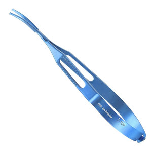 Pinzas y Tijeras Quirúrgicas Oftálmicas y Médicas para Ojos y Microcirugía, Pinzas Insertrables de Titanio con Punta en T de Alta Calidad - Product Image 5