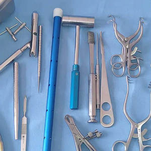 Kit d'instruments chirurgicaux pour traumatismes orthopédiques vétérinaires, clous élastiques, vis canulées 6,5 mm, certifié CE, modèle DC-PK-0055 - Product Image 2