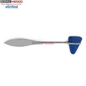 Marteau de réflexes Taylor bleu de 7,5 pouces, instrument médical chirurgical en acier inoxydable de qualité allemande pour diagnostic neurologique - Product Image 4