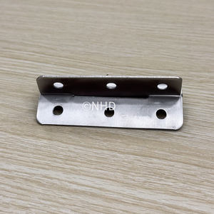 Soportes de conector en forma de T de acero inoxidable 304 de envío rápido para cubículos de inodoro de centro comercial e instalaciones de partición - Product Image 2