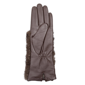 Leather <b>Touch</b> <b>Screen</b> <b>Gloves</b> Thermal Wrist Length Dress Style for Winter Casual Use - Product Image 3