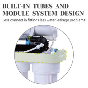 Sistema de Ósmosis Inversa de 5 Etapas Debajo del Fregadero Sin Bomba para Uso Doméstico, OEM/ODM Disponible, con Colector y Soporte de Plástico - Product Image 4