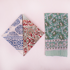 Jaipuri Hand Block Print Bandana Paisley Design Square Scarf Summer <b>Beach</b> Wrap Soft & Stylish Daily Wear <b>Accessories</b> Face Cover - Product Image 4