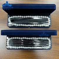 Collier de perles d'eau douce sans noyau, vente en gros d'usine, 9-10 mm, légèrement imparfaites, bijoux en perles naturelles véritables pour femmes