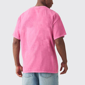 New Fashionable 2026 Oversized Plain <b>Men's</b> <b>T</b>-<b>shirts</b> Silk Screen Printed Logo Streetwear Luxury 210gsm Heavyweight 100% Cotton - Product Image 5
