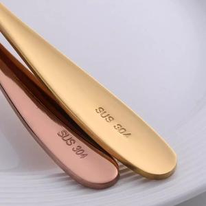 Super Sell 2026 Cutlery Spoon <b>Set</b> with Stainless Steel Metal & Golden Finished Cutlery Spoon <b>Set</b> <b>For</b> Sale by M.I.G. EXPORTS. - Product Image 2
