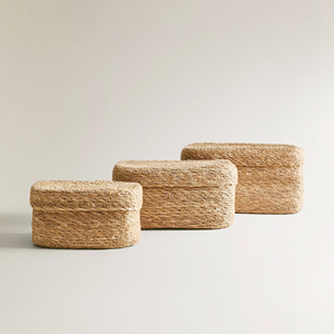 Nueva colección de cestas de almacenamiento de mimbre marino fabricadas en Vietnam con colores OEM ODM, al mejor precio, tendencia en oferta. - Product Image 5