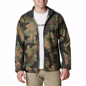 Wholesale Plus Size Winter <b>camo</b> Windbreaker <b>Jacket</b> Hooded Front Logo Polyester/Nylon Quick Dry Breathable Outdoor Use - Product Image 1
