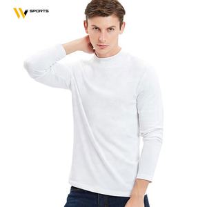 Camiseta de Felpa Sólida Bordada 100% Algodón para Hombre con Estampado, Venta al Por Mayor OEM - Product Image 3