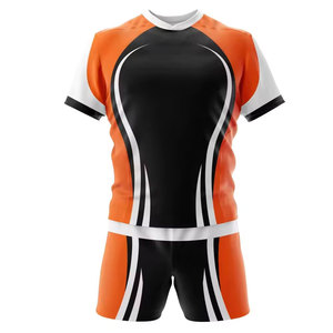 High Quality OEM Sports Rugby Uniform Quick Dry Breathable Set Team Ware Made in Pakistan Rugby Football Wear - Product Image 1