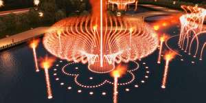 Fuente de Agua Flotante Musical Moderna con Forma de Campana y Luces LED, Sistema de Fuente de Acero Inoxidable para Paisajes Exteriores - Product Image 4