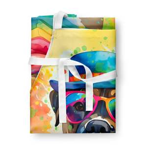 Cane Corso Hippie Dawg Unisexe Grand Tablier de Cuisine Multicolore pour la Cuisson Artisanat Jardinage-Femmes et Hommes Adultes - Product Image 3