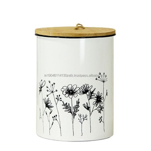 Cobre mate Metal pulido hierro azúcar café y té tarros de almacenamiento hecho a mano bote para hogar Hotel restaurante cocina - Product Image 4