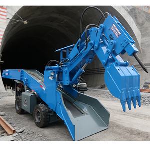 HuanSheng Mini-chargeur de déchets miniers de 40 m³/h pour l'exploitation minière, avec bande transporteuse, fournisseur de mini-chargeurs de déchets pour l'exploitation minière - Product Image 1