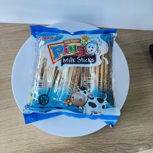 <b>Milk</b> <b>Stick</b> Biscuits 186g Crispy Creamy Flavor - Snack for All Ages ODM OEM Direct Factory Offer Free Sample - Product Image 4
