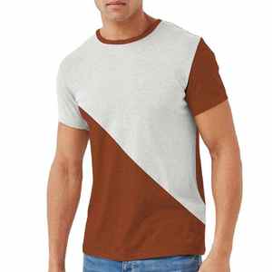 Camiseta de Hombre con Cuello Redondo y Manga Corta, Lisa, con Impresión de Logotipo Personalizado, de Secado Rápido, en Oferta - Product Image 1