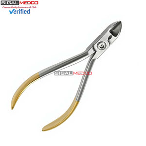 Premium Quality Manual Hard <b>Wire</b> Cutter Pliers Dental Orthodontic Instruments 15 Degree CVD Angled German Stainless Steel - Product Image 5