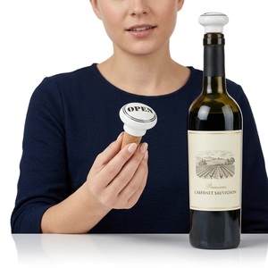 Bouchon de bouteille en céramique vintage avec base en liège, modèle CBS 112, pour la conservation du vin - Product Image 2