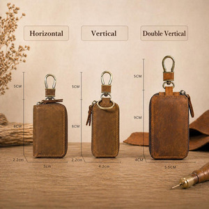 Wholesale Handmade leather <b>key</b> holder wallet pocket <b>organizer</b> designed for <b>key</b> cards and personal accessories in reasonable rate - Product Image 6