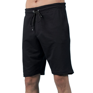 Nouveaux shorts décontractés pour hommes, style streetwear d'été, couleur unie, logo personnalisé, taille élastique latérale, séchage rapide, respirant, 100% coton, OEM - Product Image 1