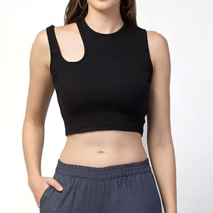 Nuevo Top Corto Transpirable de Diseño Único para Mujer, Top Corto de Estilo Moderno para Mujer, Ropa de Diseño Moderno, Top Corto para Mujer - Product Image 1