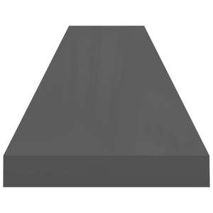 Étagère murale flottante en MDF gris brillant 47.2 "x 9.3" x 1.5 "Présentoir - Product Image 5
