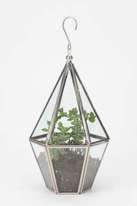 Grand terrarium géométrique en verre, décoration d'intérieur, décoration minimaliste pour les amateurs de plantes, décoration de salon, cadeau personnalisé - Product Image 6