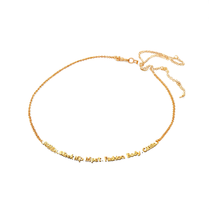 Gold Sleek Hip Belt Fashion Body Chain Alloy with Gold Plating Oxidized Polish Casual - Product Image 2