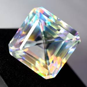 ZUBEDA GEMS JEWELLRY พลอยมิสติกโทแพซทรงเอเมอรัลด์หลากสี 2.00 กะรัต เปลี่ยนสีได้ สำหรับทำเครื่องประดับ ขายส่ง - Product Image 3